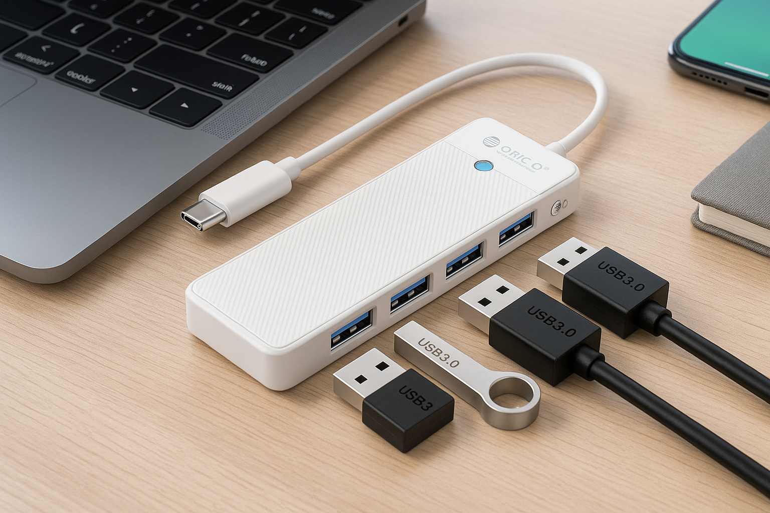 Porta ordine e velocità alla tua scrivania: l’hub USB-C ORICO ora a meno di 5 euro