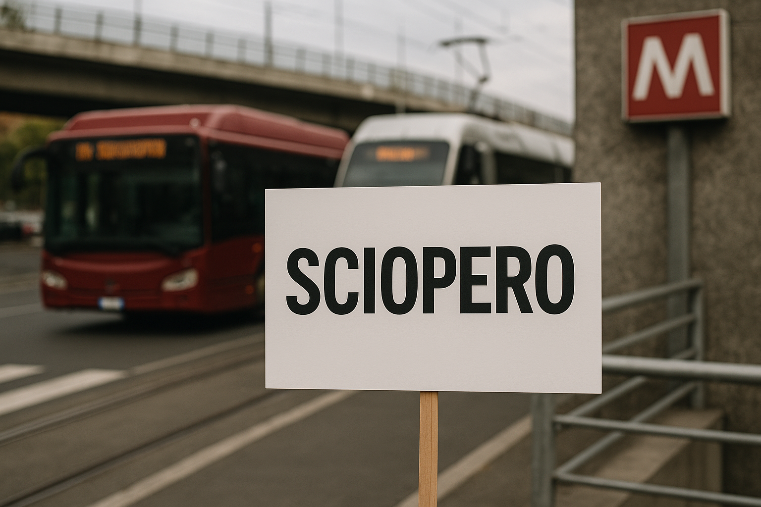 Sciopero trasporti Roma 10 ottobre 2025: bus, metro e tram a rischio