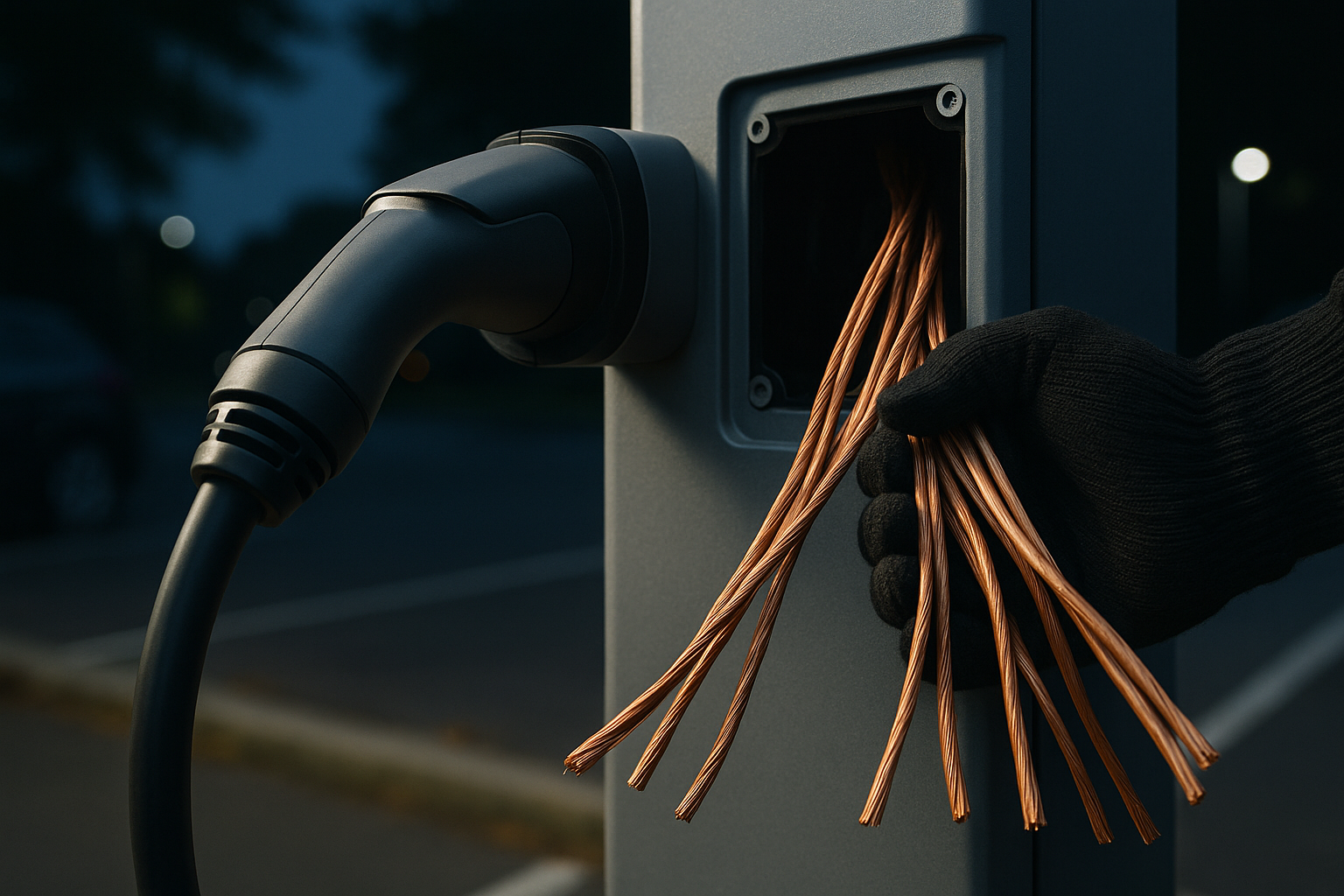 Furti di rame in aumento: colonnine elettriche nel mirino dei ladri