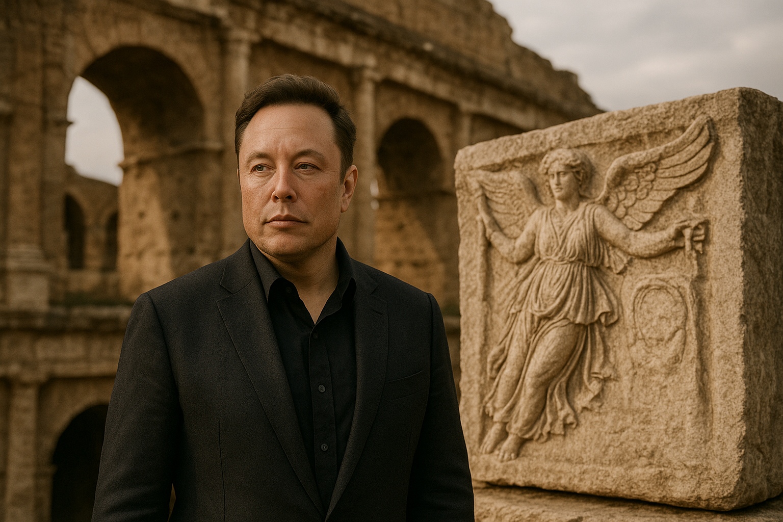 Musk finanzia la cultura: fondi per Ercolano e innovazione a Roma