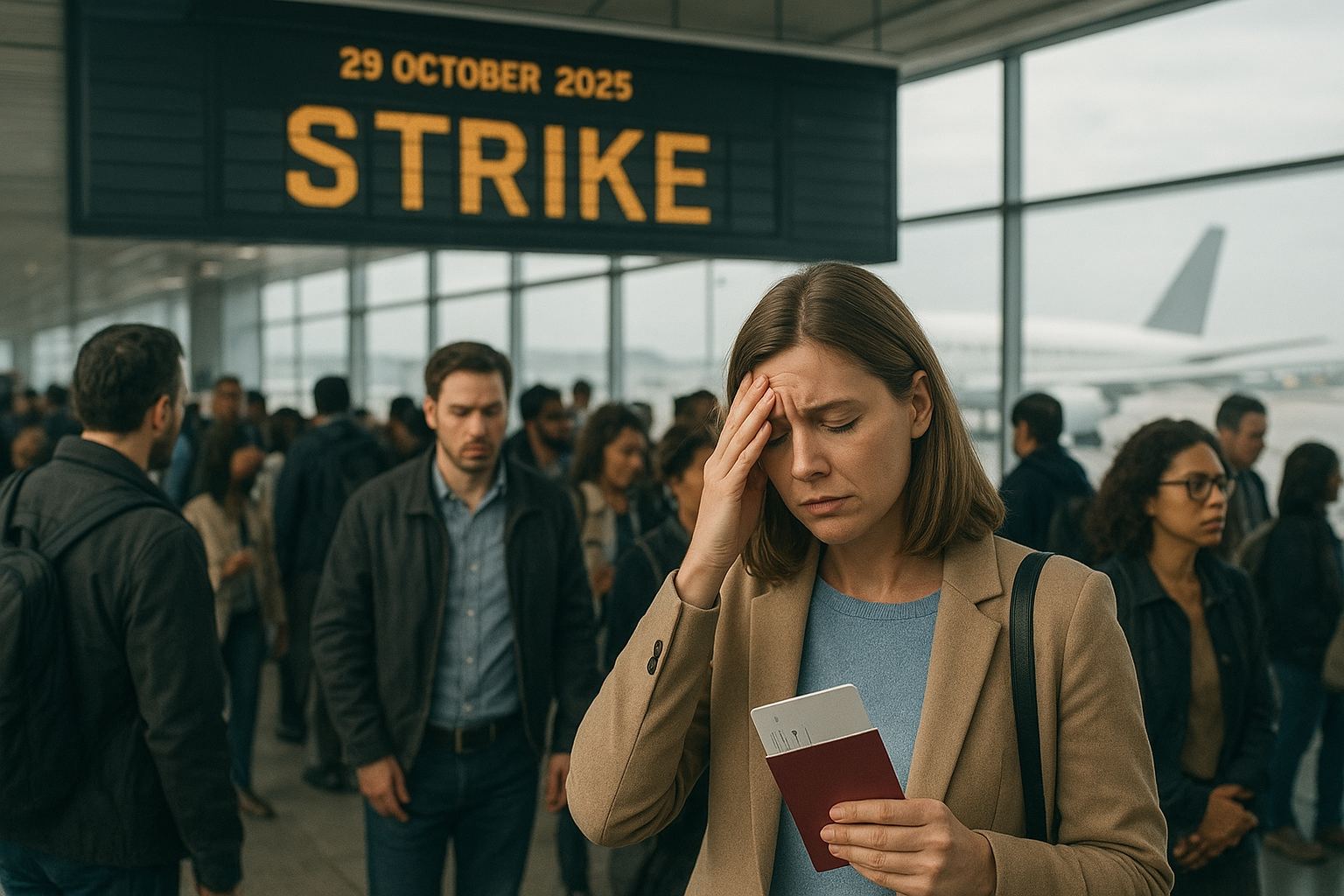Scioperi aerei del 29 ottobre 2025: trasporti in tilt e passeggeri in difficoltà