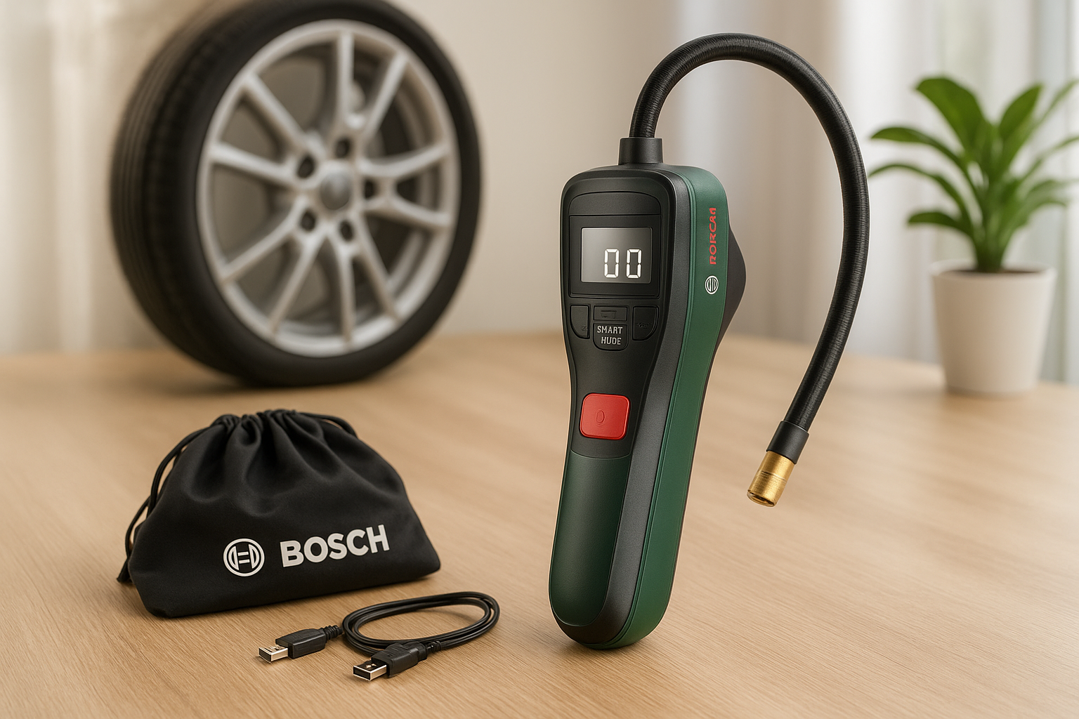 Mai più ruote sgonfie con la mini pompa elettrica Bosch in offerta Amazon