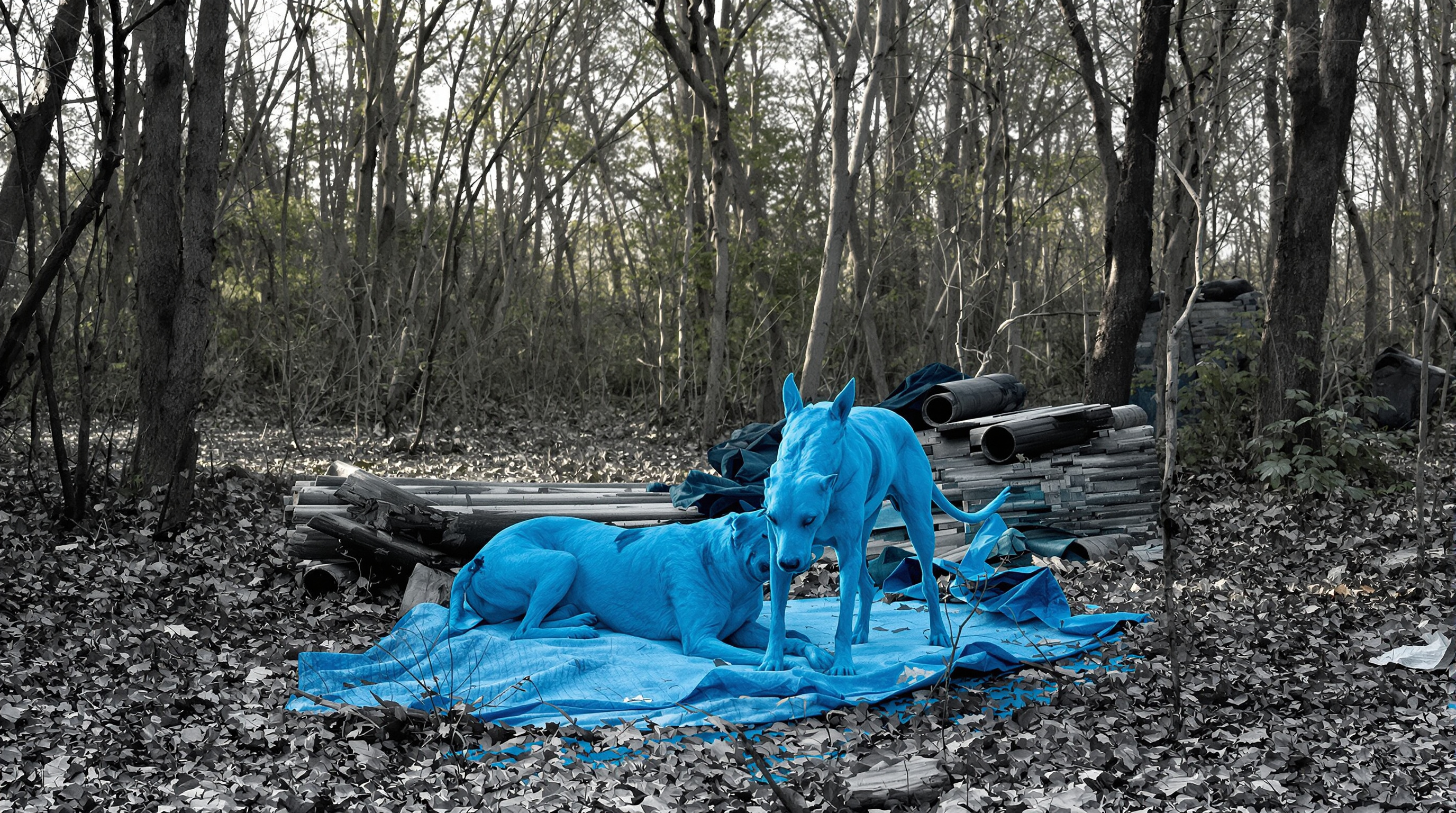 Cani blu a Chernobyl: il mistero della tinta svelato