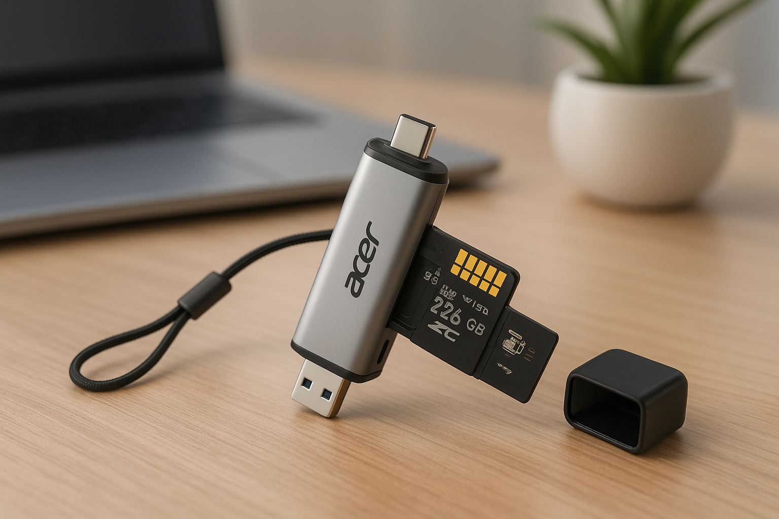 Trasferisci foto e video in un lampo: il lettore Acer 2in1 a soli 10,99€