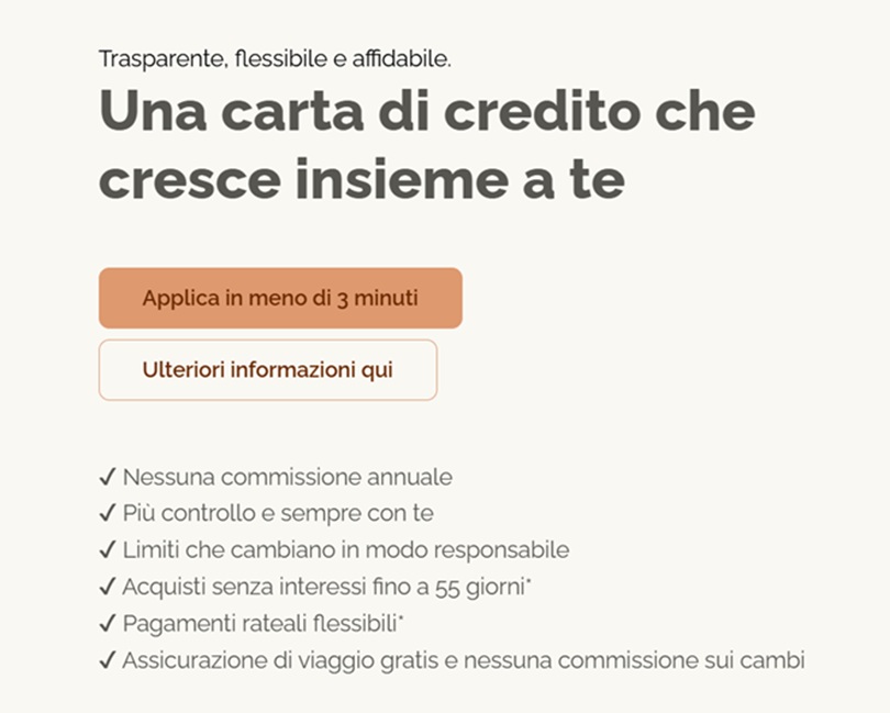 tf bank carta di credito offerta