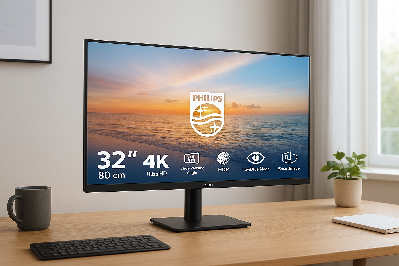 Monitor Philips 4K da 32