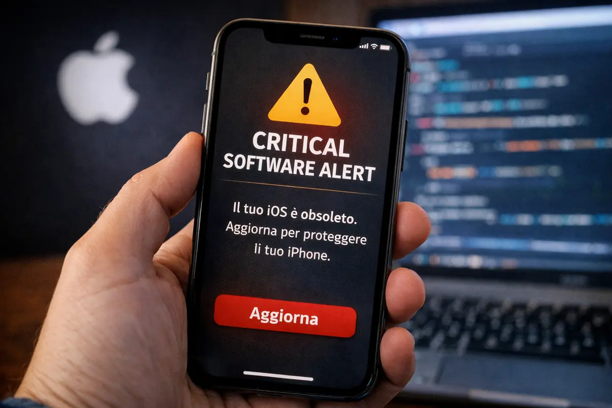 iPhone con iOS vecchio: Apple lancia un avviso critico sulla sicurezza