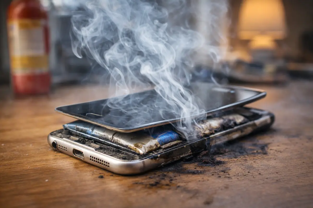 Batteria dello smartphone: rischio esplosione
