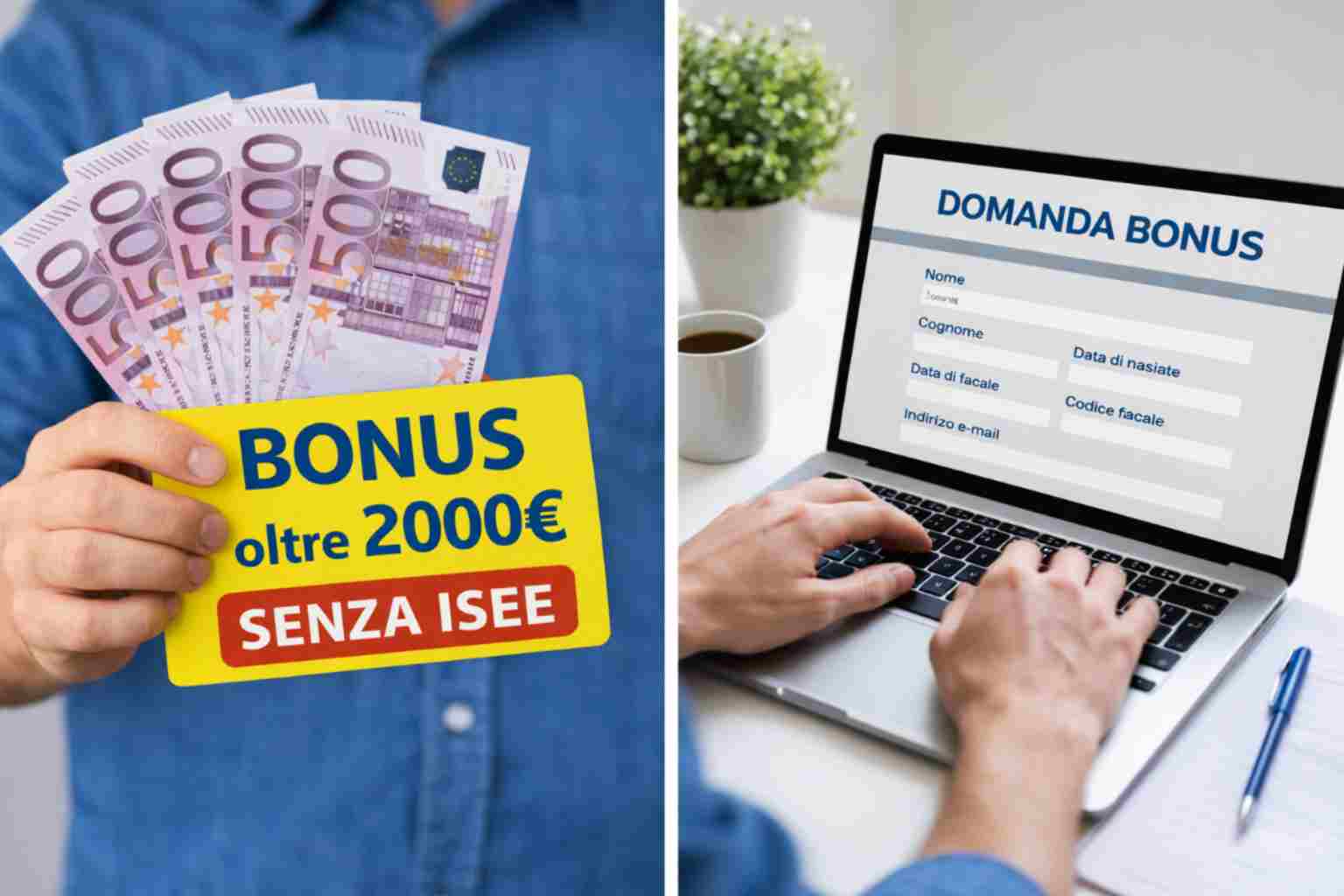 Non serve l’ISEE per ottenere il Bonus da più di €2000: si può richiedere se si hanno solo questi requisiti