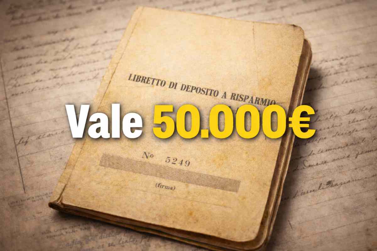 Trova un libretto postale del ’63 con 1000 lire: gli rimborsano 50.000 euro