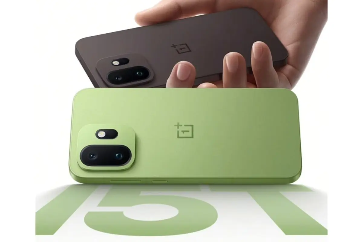 OnePlus 15T verde e nero