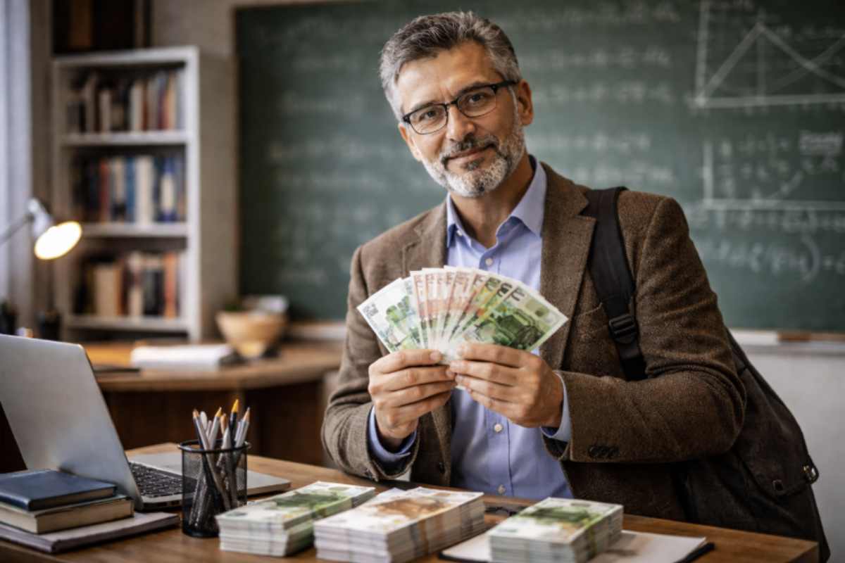 Quanto guadagna mensilmente un professore universitario in Italia nel 2026
