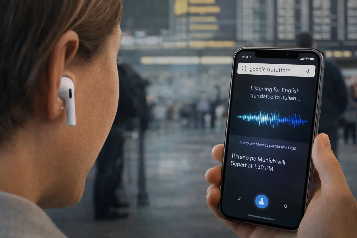 Su iPhone arriva una funzione comodissima per chi viaggia: Google traduce direttamente nelle cuffie