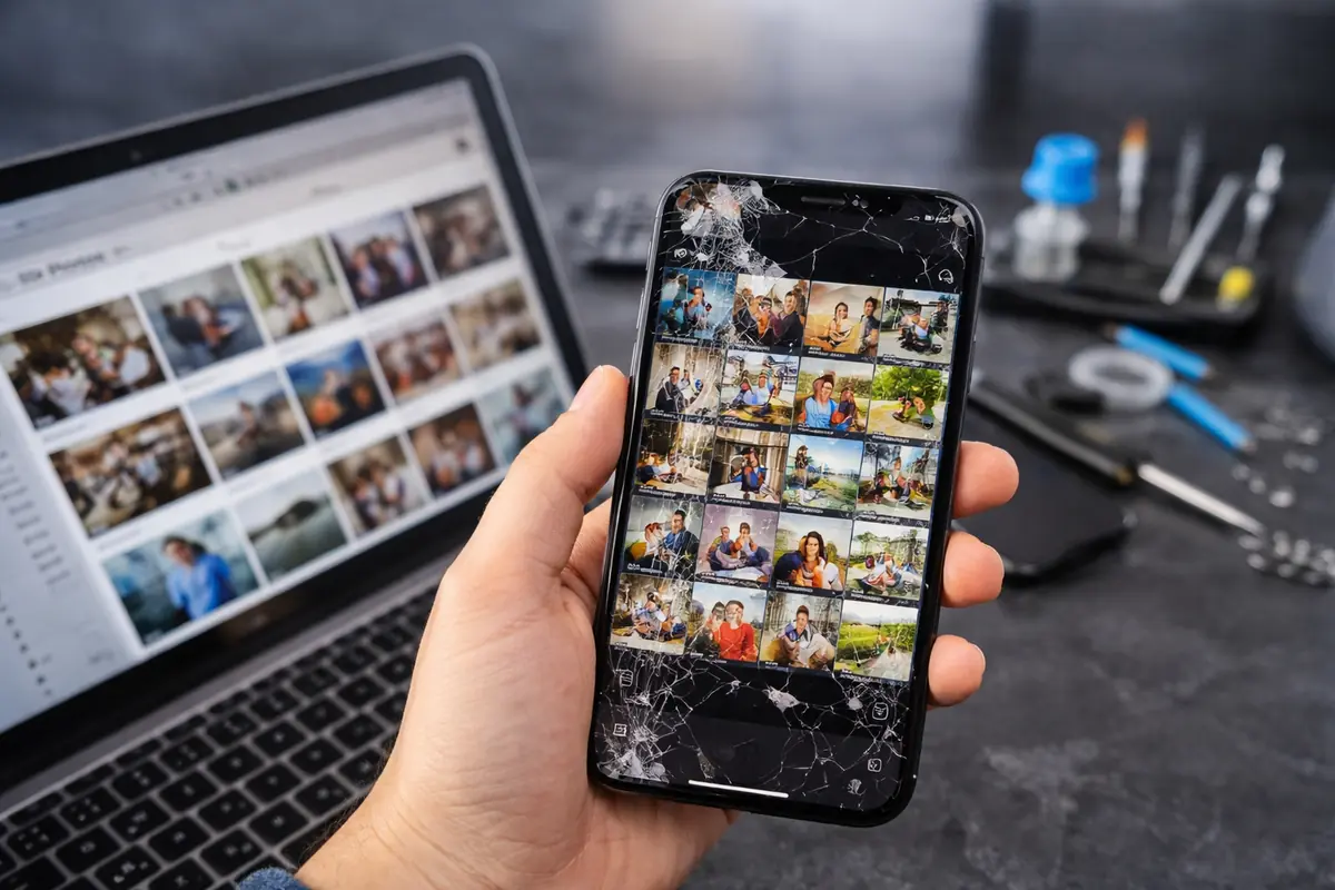 Schermo iPhone rotto? Ecco cosa puoi fare per non perdere foto e video