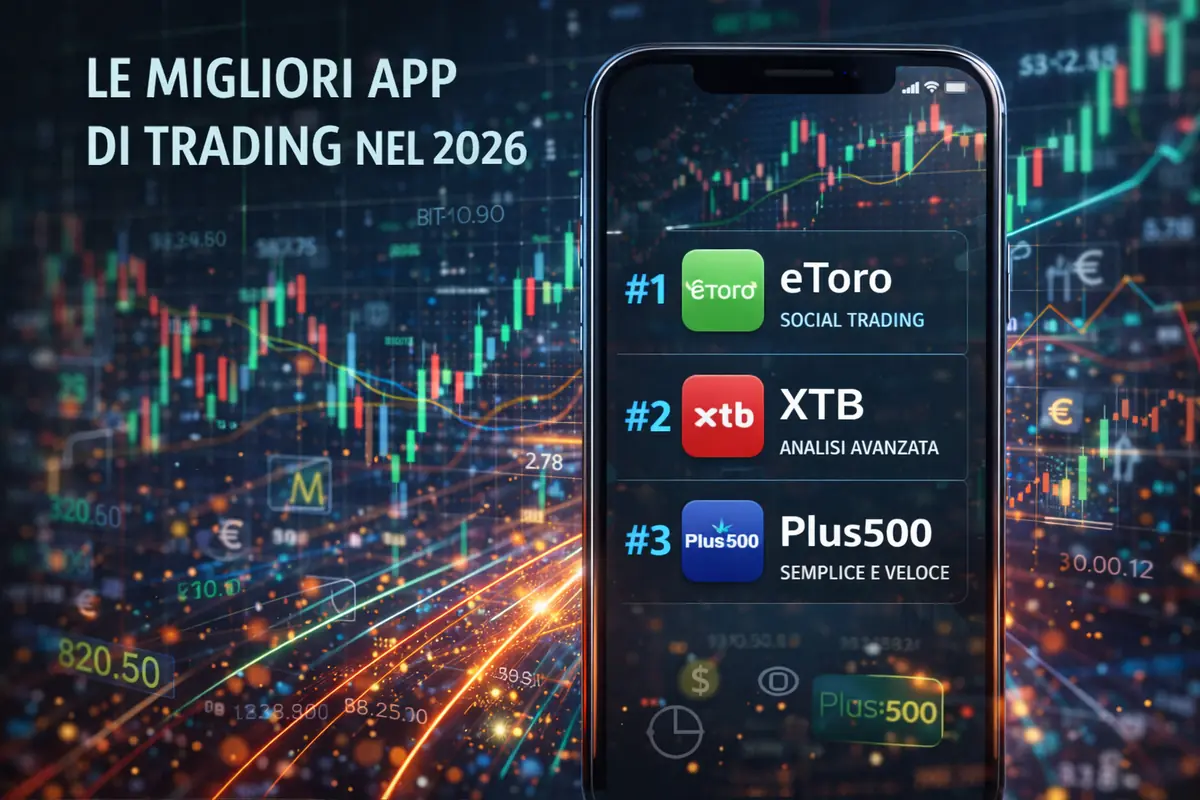 Le migliori app di trading nel 2026: come funzionano e quali sono le tre piattaforme più utilizzate