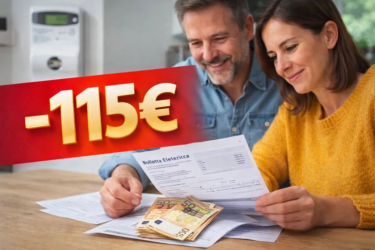Bonus elettrico da 115 euro, come arriva davvero in bolletta e chi lo riceve senza fare domanda