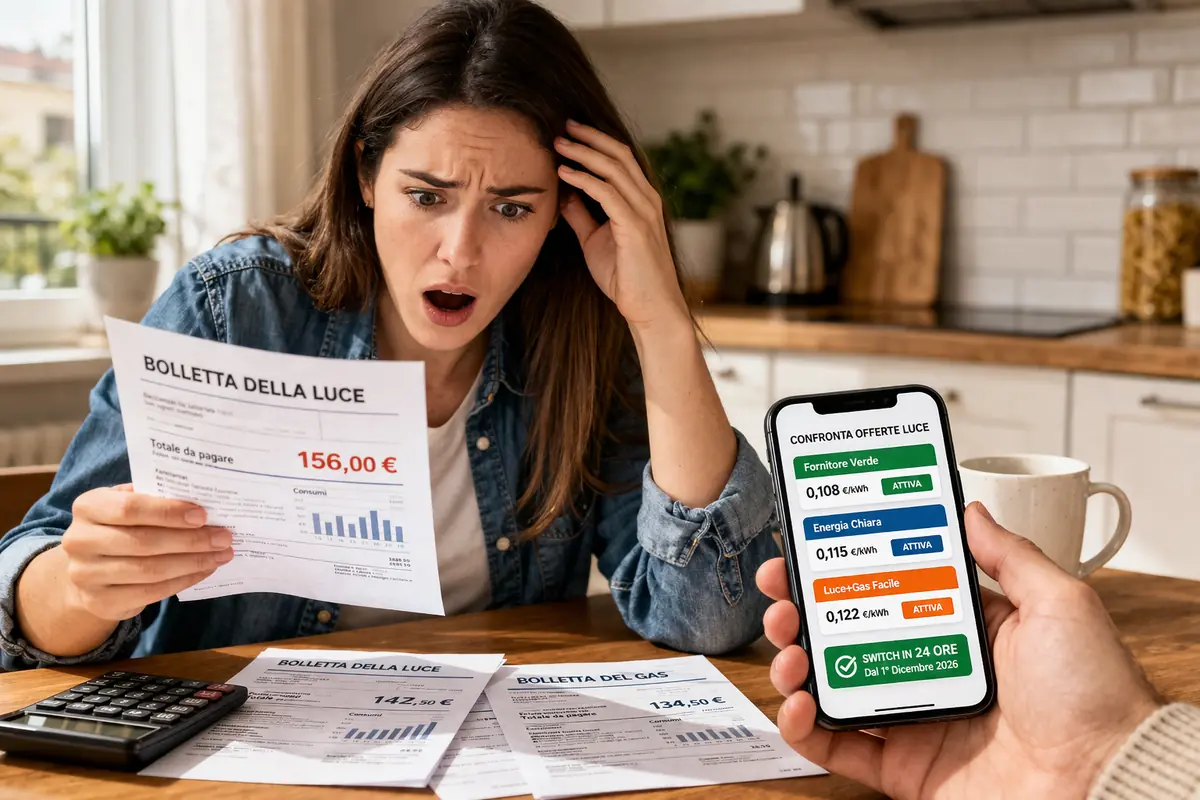 Energia, arriva lo switch veloce: cambio fornitore in 24 ore dal 2026