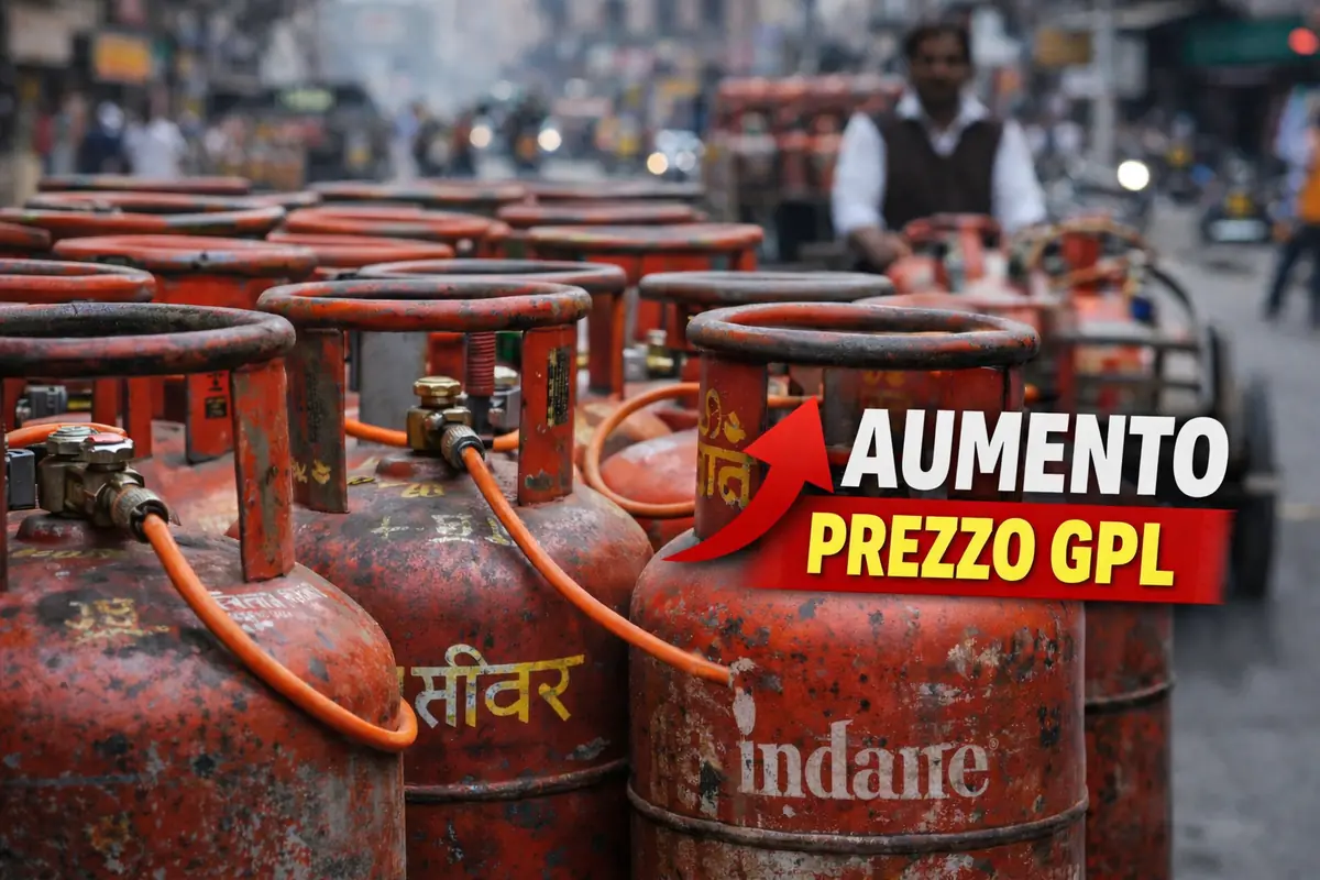 Prezzo GPL in India aumenta del 7%: la crisi nello Stretto di Hormuz colpisce 222 milioni di famiglie