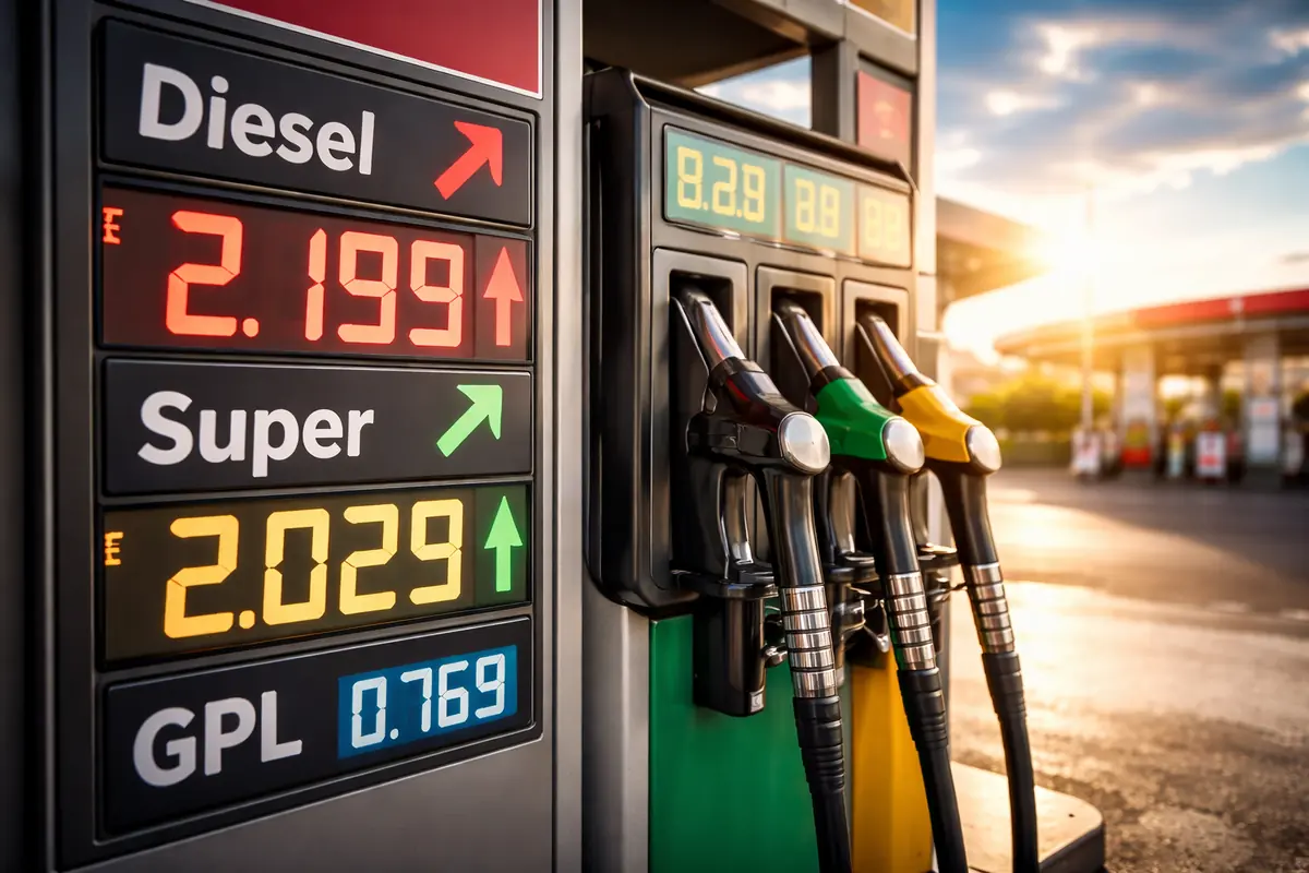 Prezzo diesel ai massimi dal 2022, carburanti in aumento e possibile intervento sulle accise