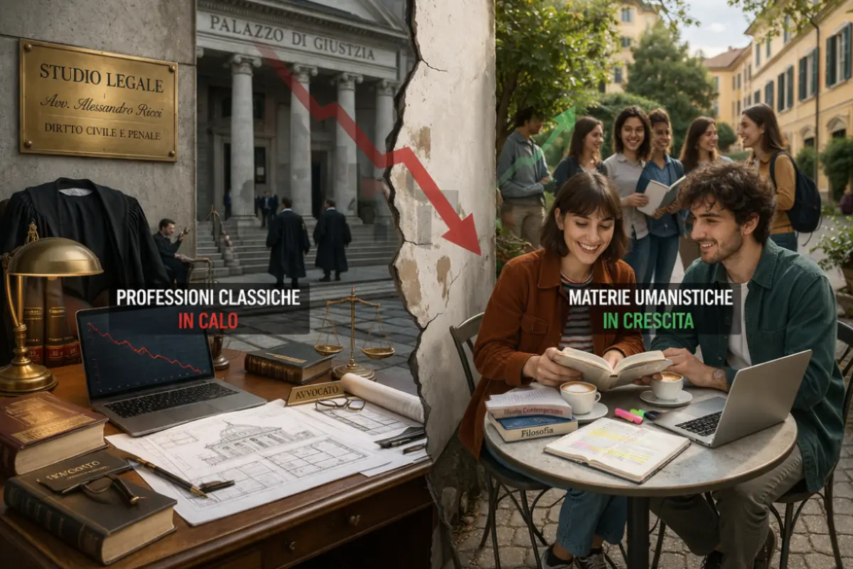 La crisi delle professioni tradizionali e la ricerca del work-life balance in Italia