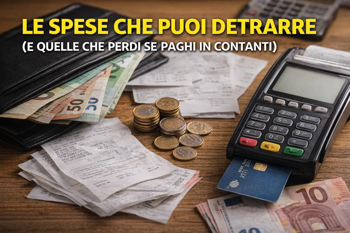 Attenzione al contante: le spese che non puoi più detrarre
