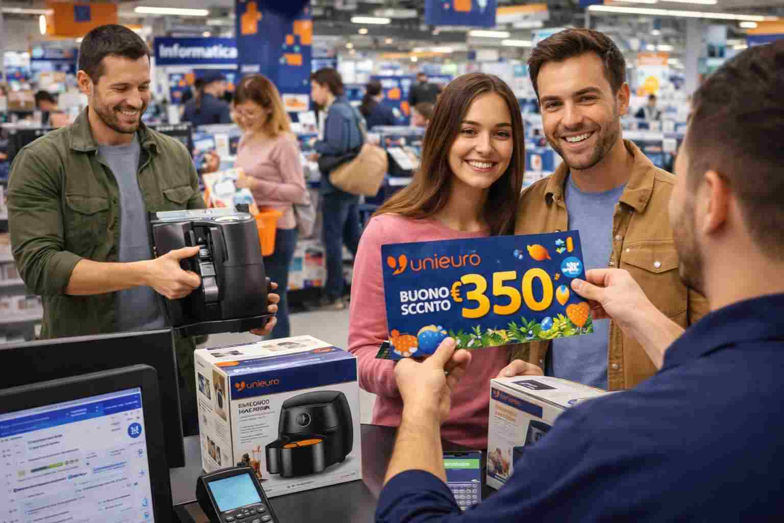 Unieuro l'ha annunciato e l'ha fatto: per Pasqua ti regala 350 euro, praticamente lo compri gratis