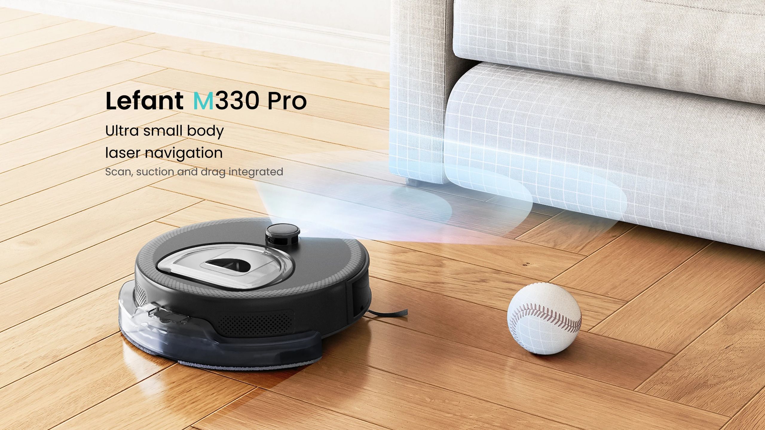 Lefant M330 Pro: il robot aspirapolvere 3 in 1 è in offerta a prezzo stracciato su Amazon