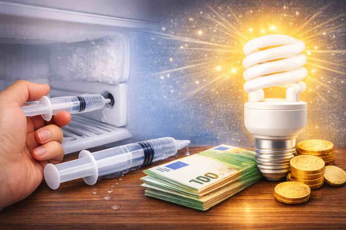 Nessuno lo usa, ma con il trucco della ‘siringa’ ottieni il -40% sulle bollette della luce