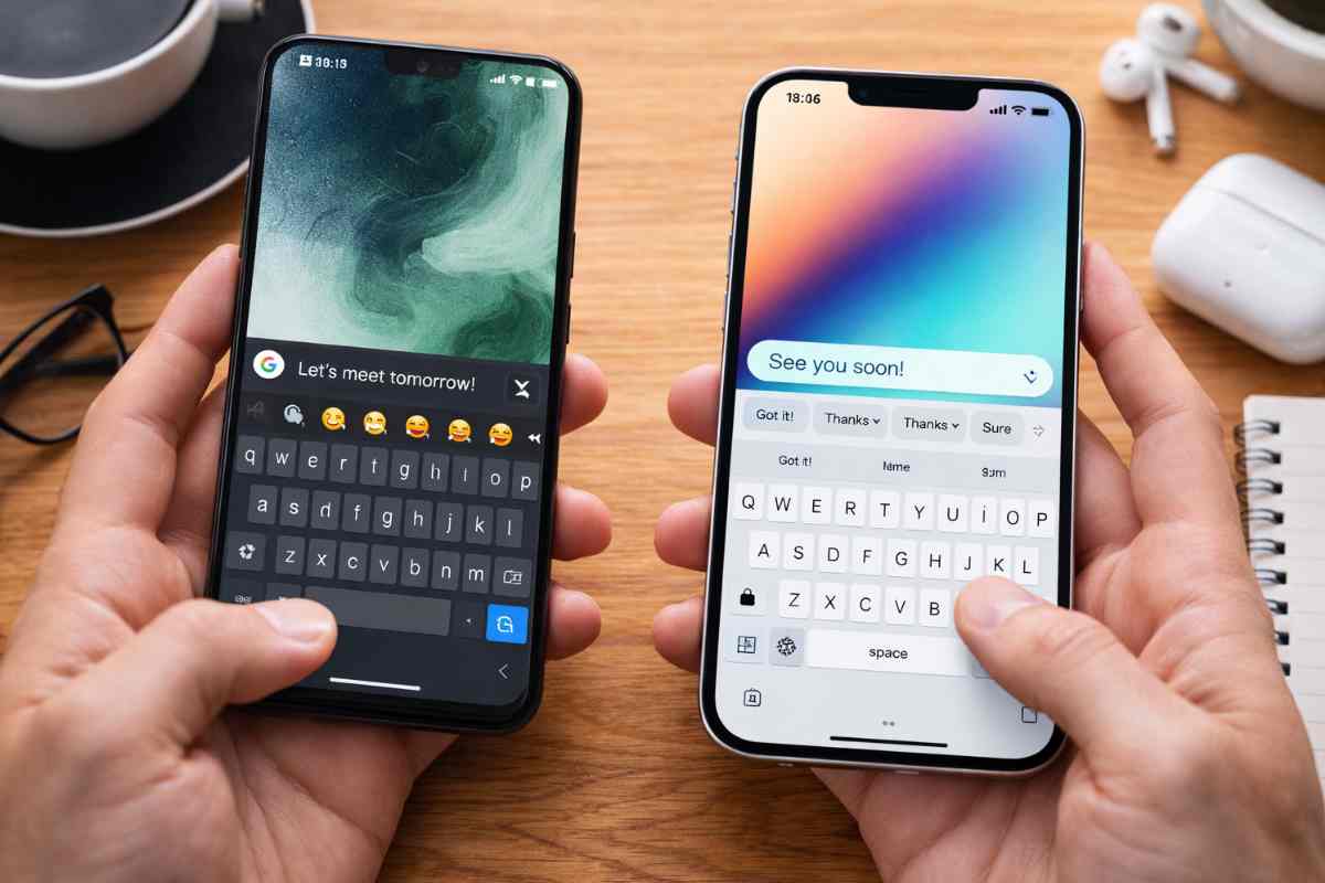 Android e iOS: il trucco della tastiera 
