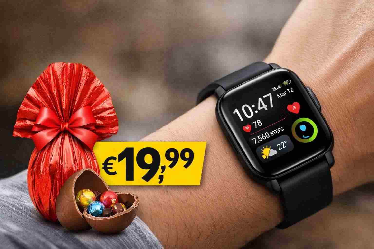 Lo smartwatch del momento costa meno dell'uovo di Pasqua: tutto vero, ma l'offerta è limitata