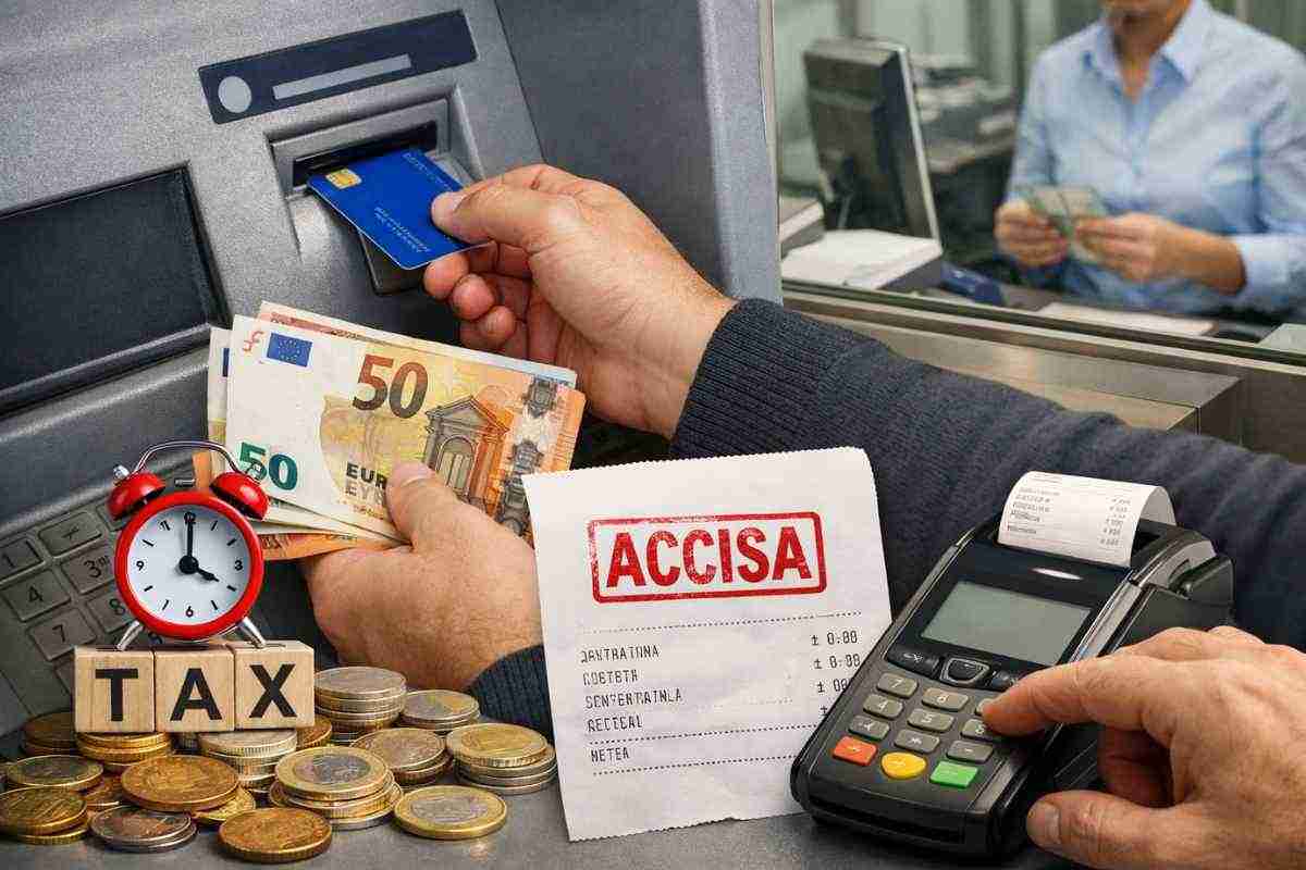 Nuova tassa sui prelievi di contanti: la nuova accisa su tutti i prelievi include Bancomat, ATM, sportello e pagamenti