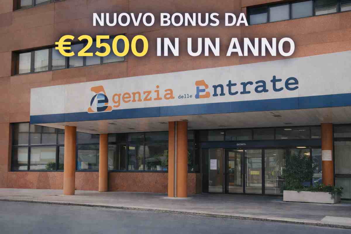 Nuovo bonus da € 2500 in un anno: lo possono avere tutti, ma occhio all’errore che lo annulla