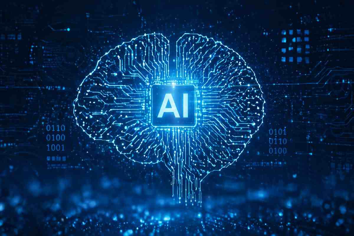 Foto panoramica dell'intelligenza artificiale 