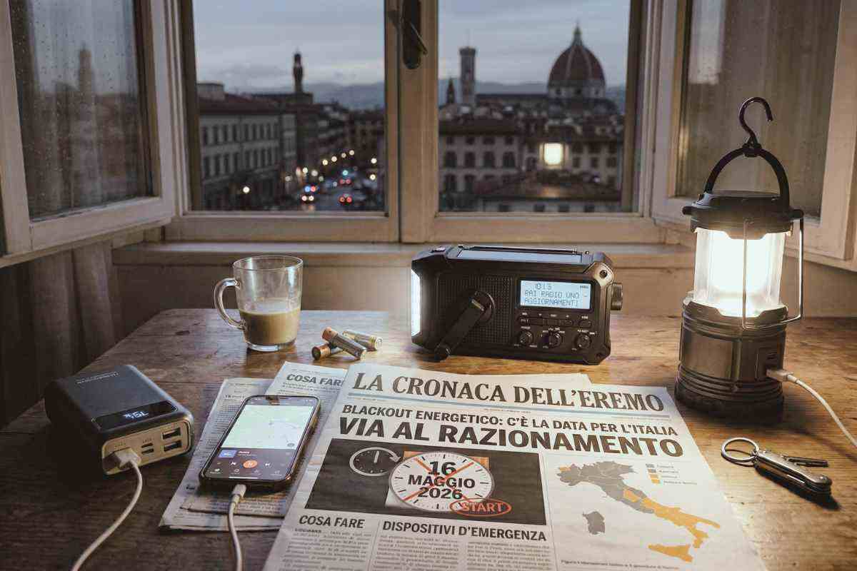 Blackout energetico, c’è la data per l’Italia: via al razionamento, 3 dispositivi che ti salvano dall’isolamento