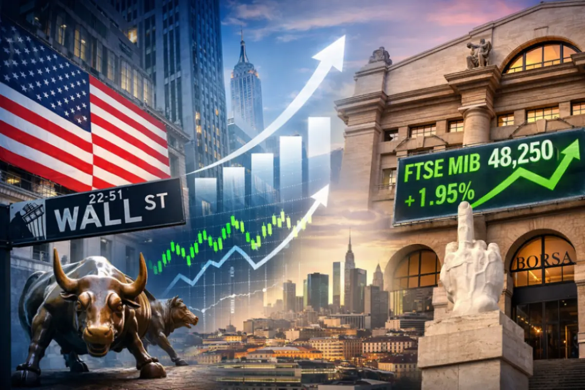 Borse in recupero, Wall Street azzera le perdite del conflitto e Piazza Affari resta sui massimi da 25 anni