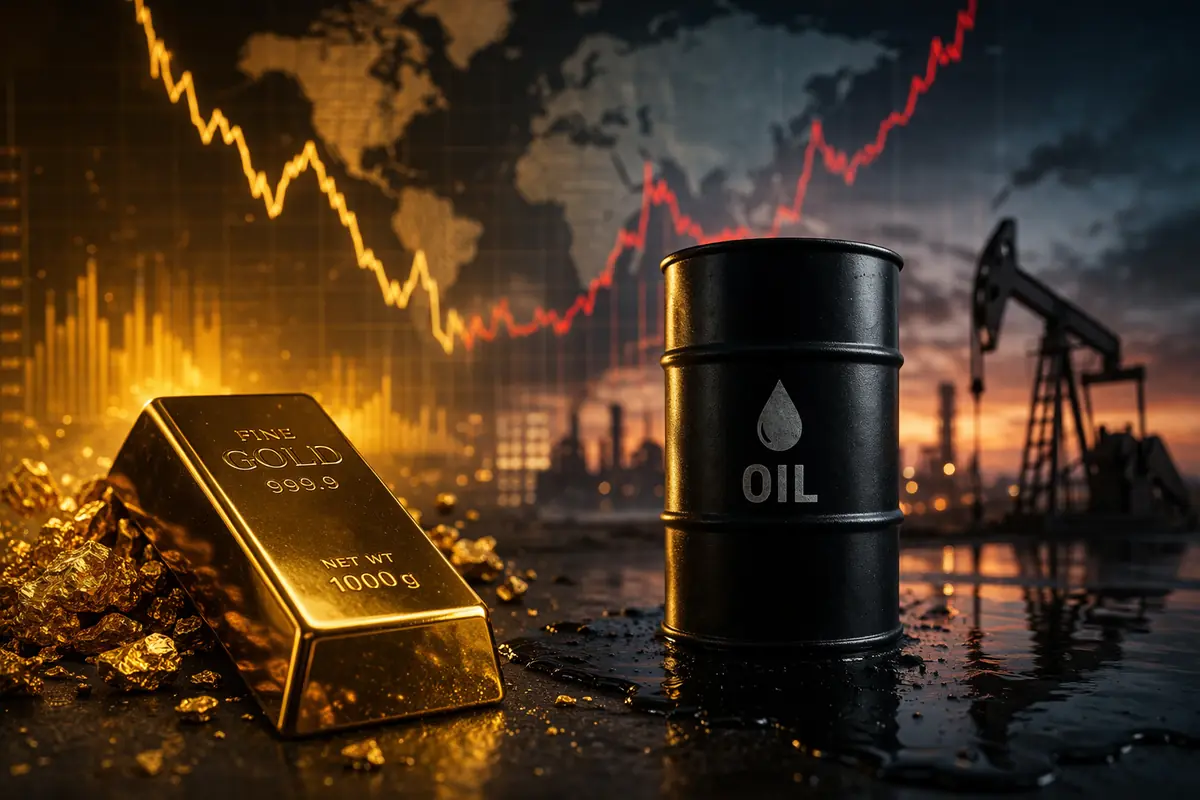 Oro in calo e petrolio in rally: perché il mercato sta mandando un segnale ambiguo