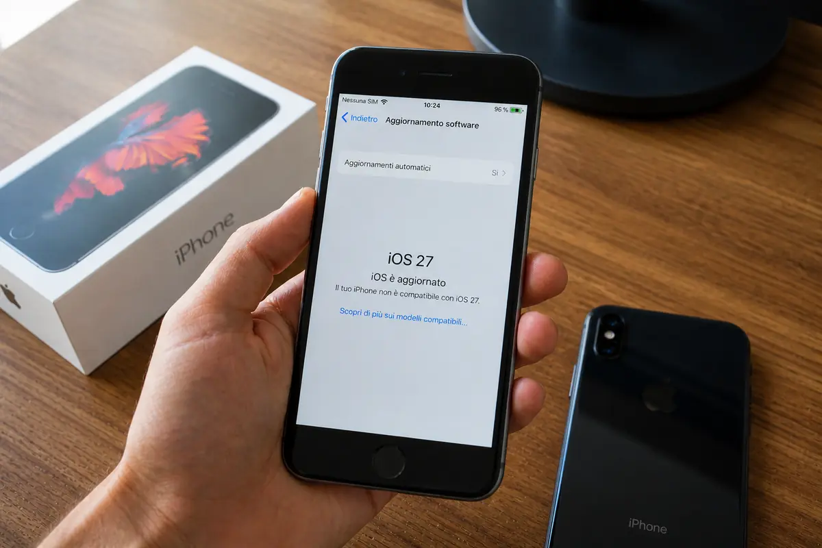 Apple taglia fuori 4 iPhone da iOS 27: ecco i modelli che rischiano di restare esclusi