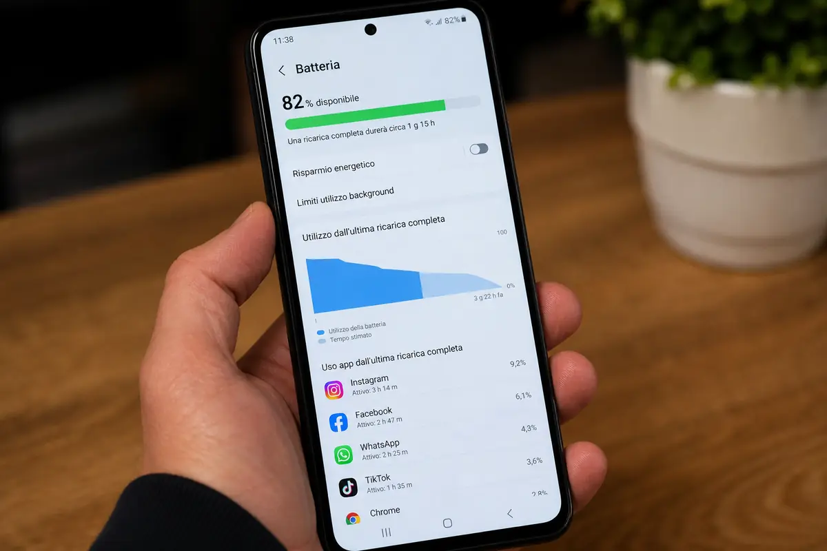 Batteria smartphone che dura poco? Come scoprire le app che consumano di più su iPhone e Android