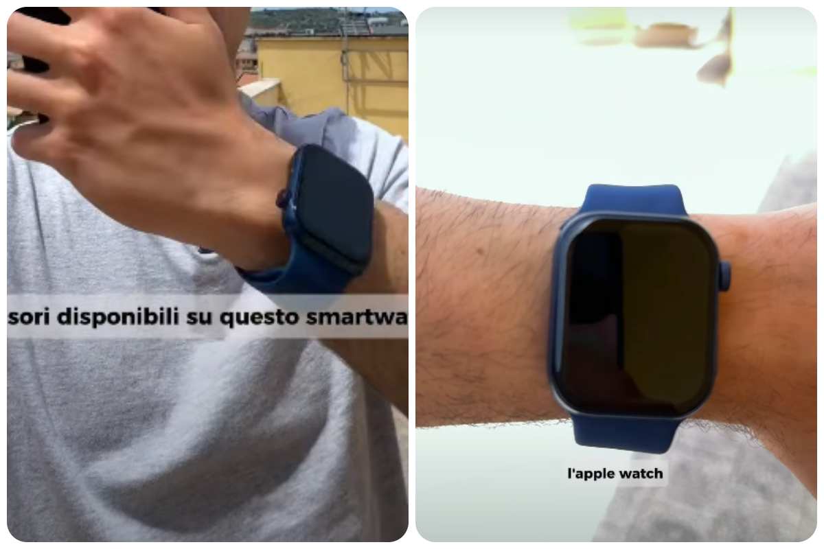 In foto lo smart wacth economico di eurospin
