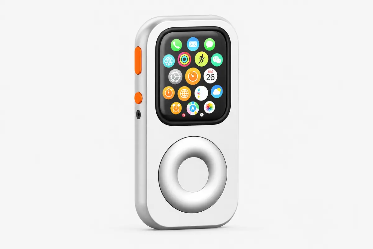 RePod Ultra, la cover in titanio che trasforma Apple Watch in un iPod