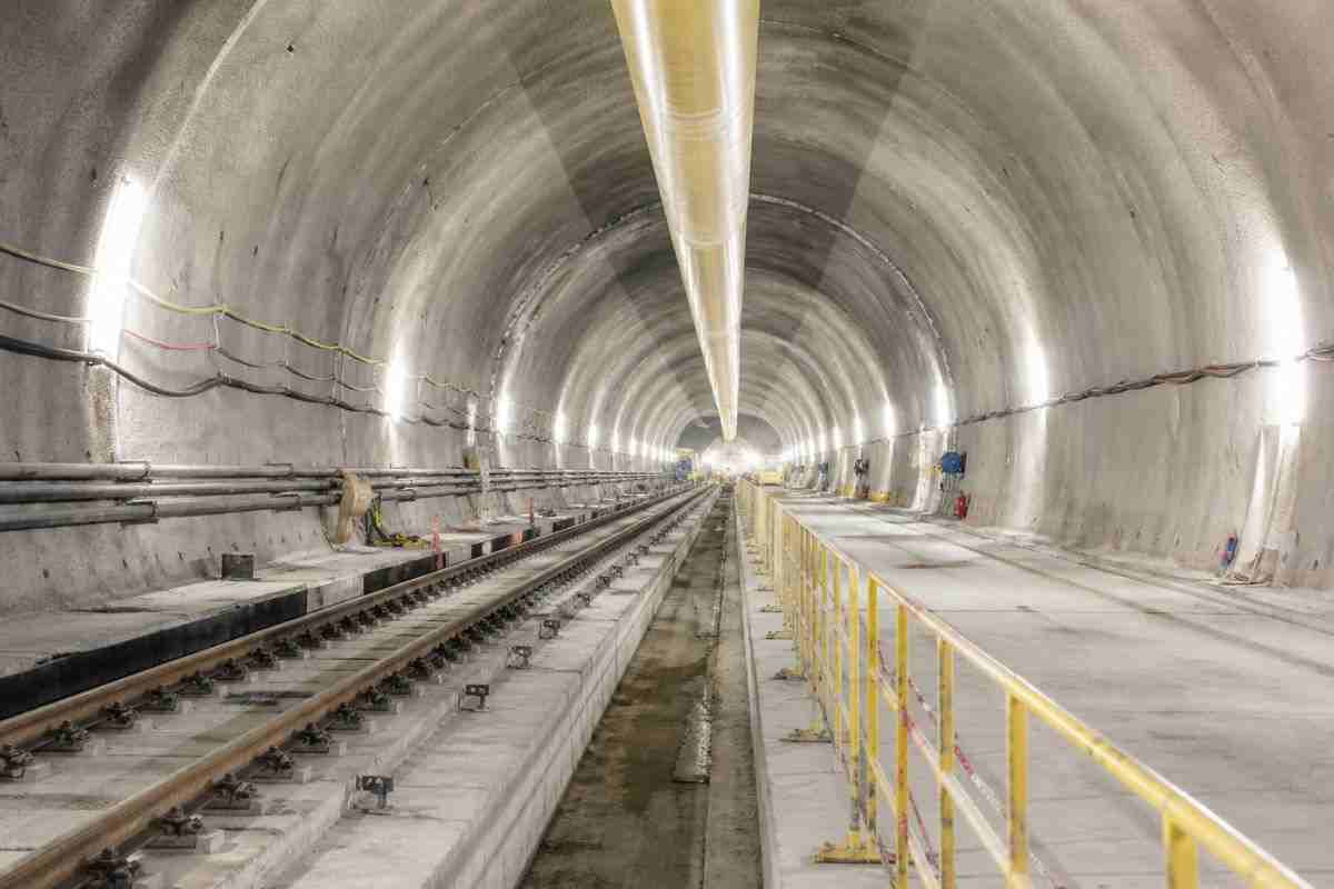 Interno tunnel Galleria Brennero