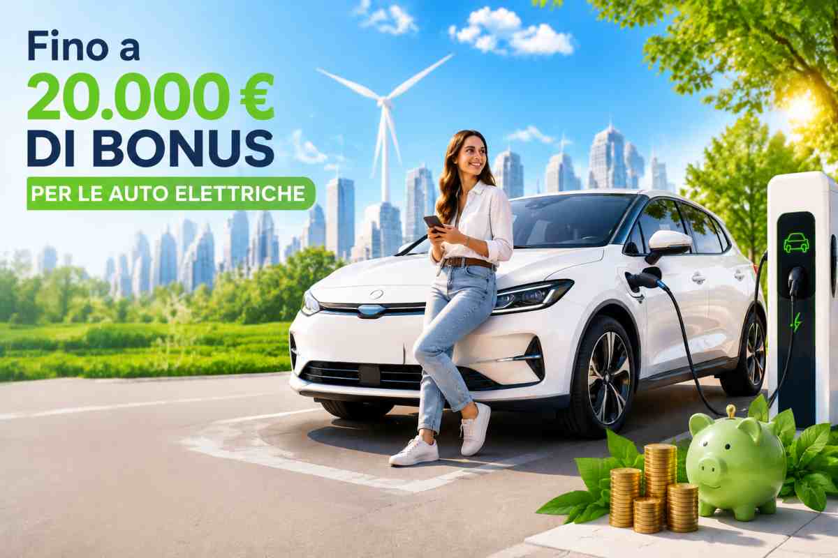 Il bonus per le auto elettriche arriva fino a € 20.000 : chi può richiedere la grande agevolazione nel 2026