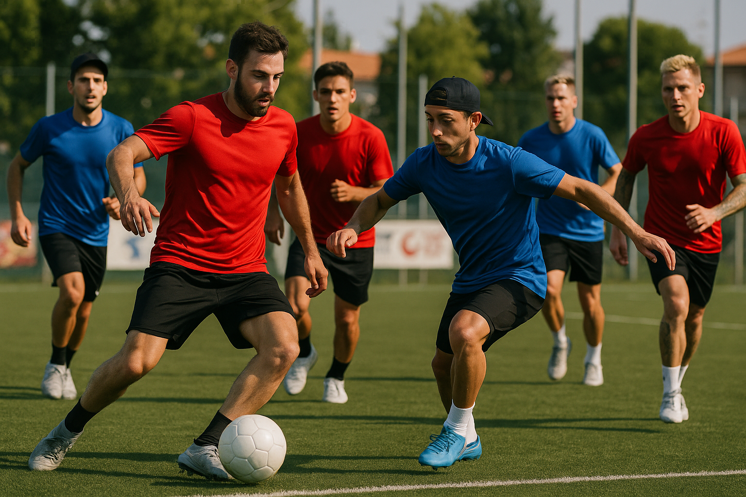 MotoGP, i piloti giocano a calcio prima di Misano (2)