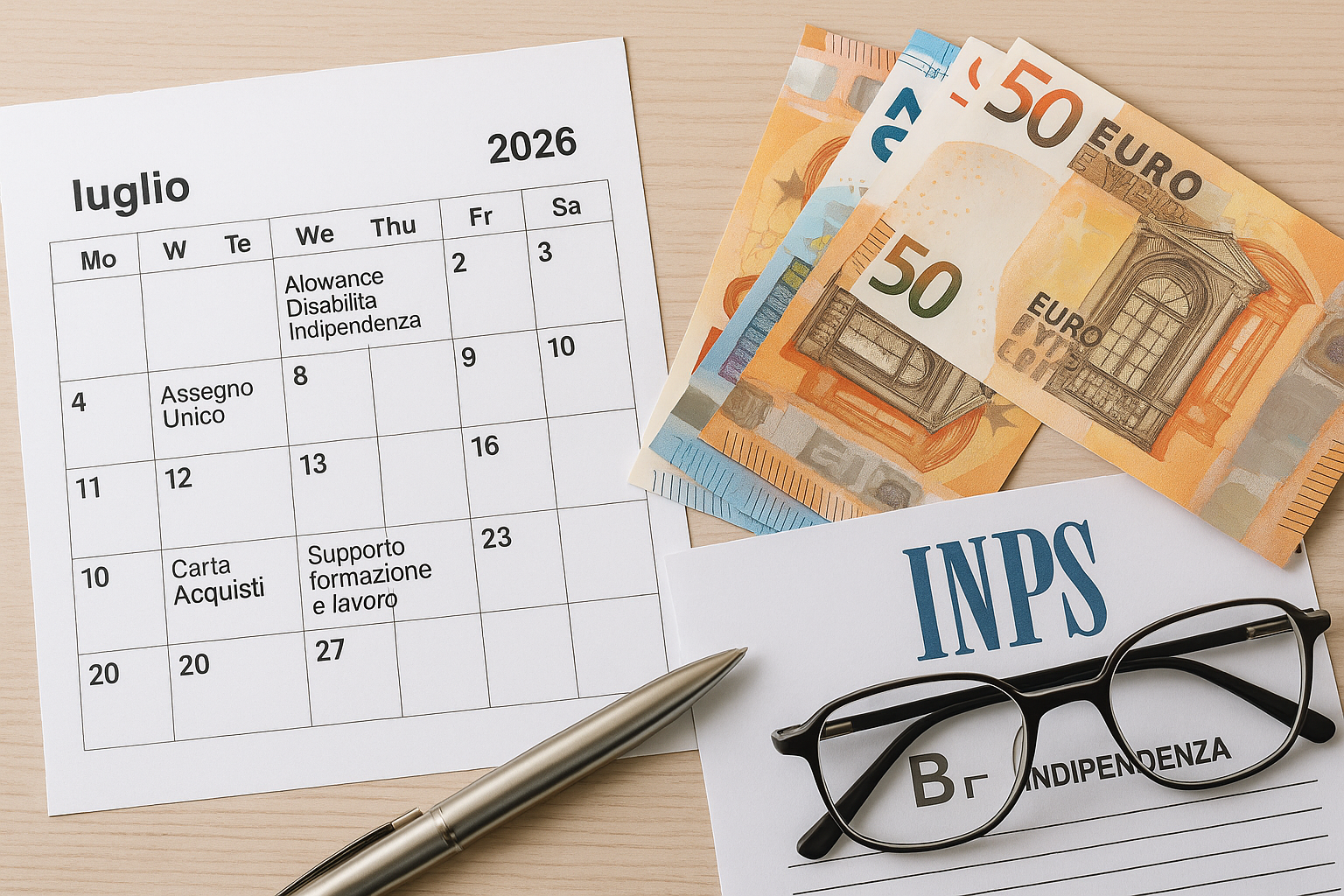 Accrediti Inps 20-26 luglio 2026: Assegno Unico, ADI e Carta Acquisti in arrivo (2)