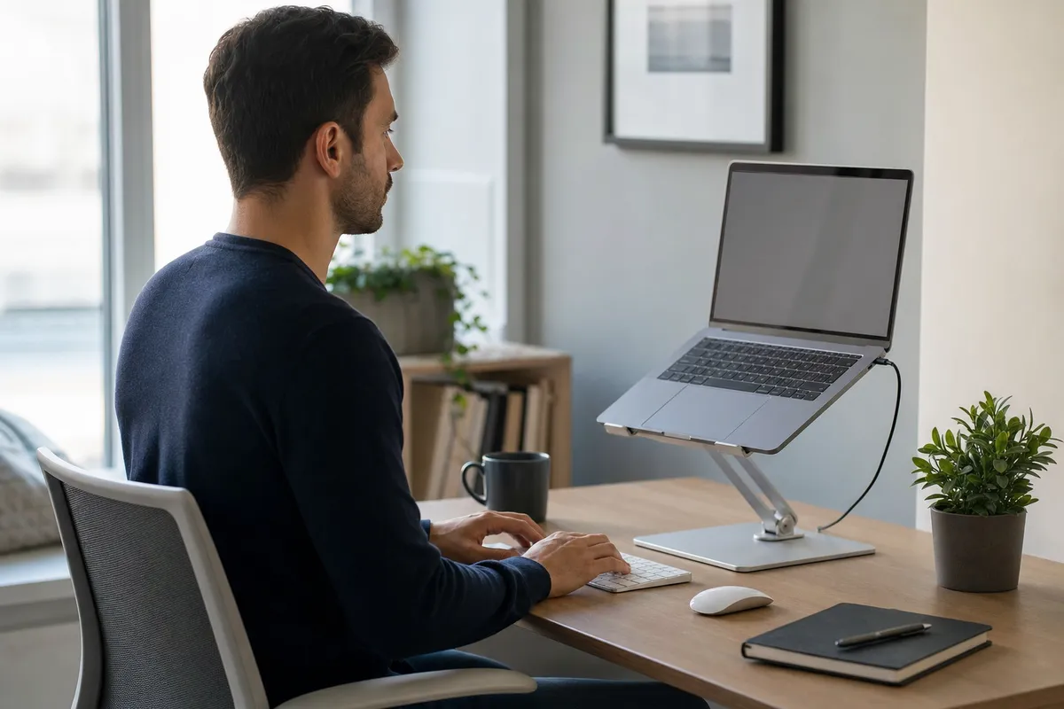 Gli specialisti sono tutti d'accordo, i dispositivi non devono essere posti sul tavolo: questa è l'altezza minima da adottare