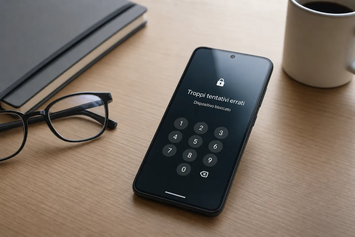 Il tuo smartphone cancellerà tutti i dati se inserisci il codice PIN errato troppe volte