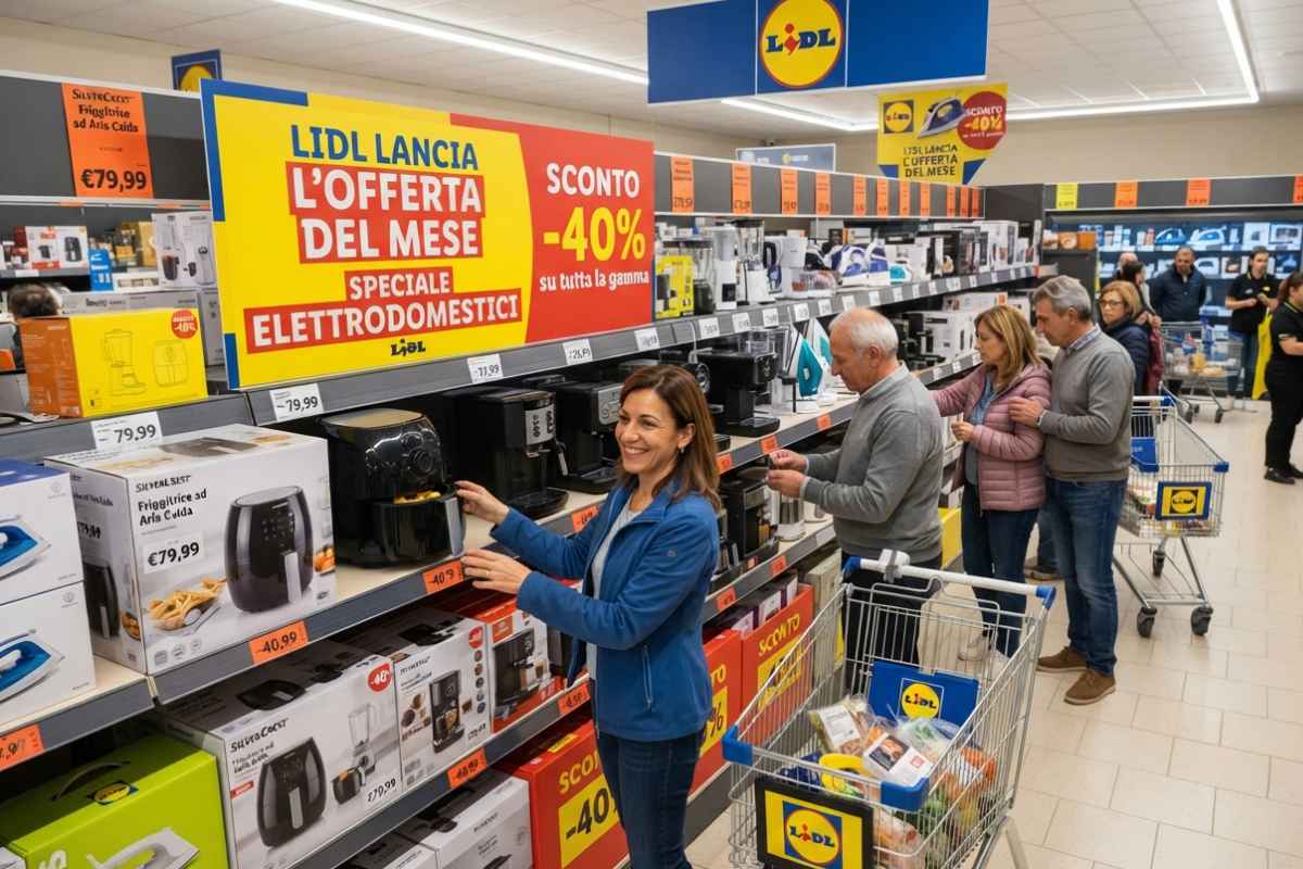 Lidl lancia l'offerta del mese con l'elettrodomestico più desiderato in assoluto a soli 10 euro