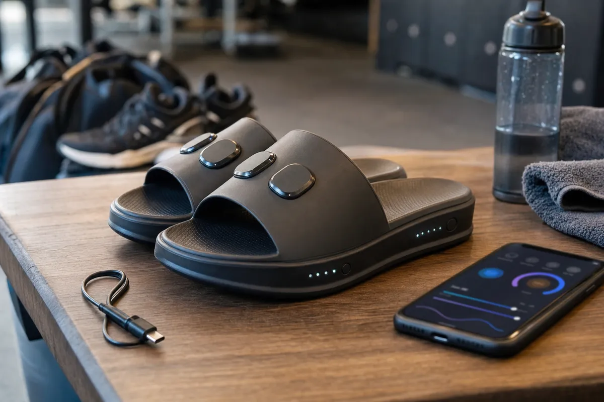 Arrivano le ciabatte tech di Nike: si connettono, cambiano temperatura e fanno massaggi ai piedi