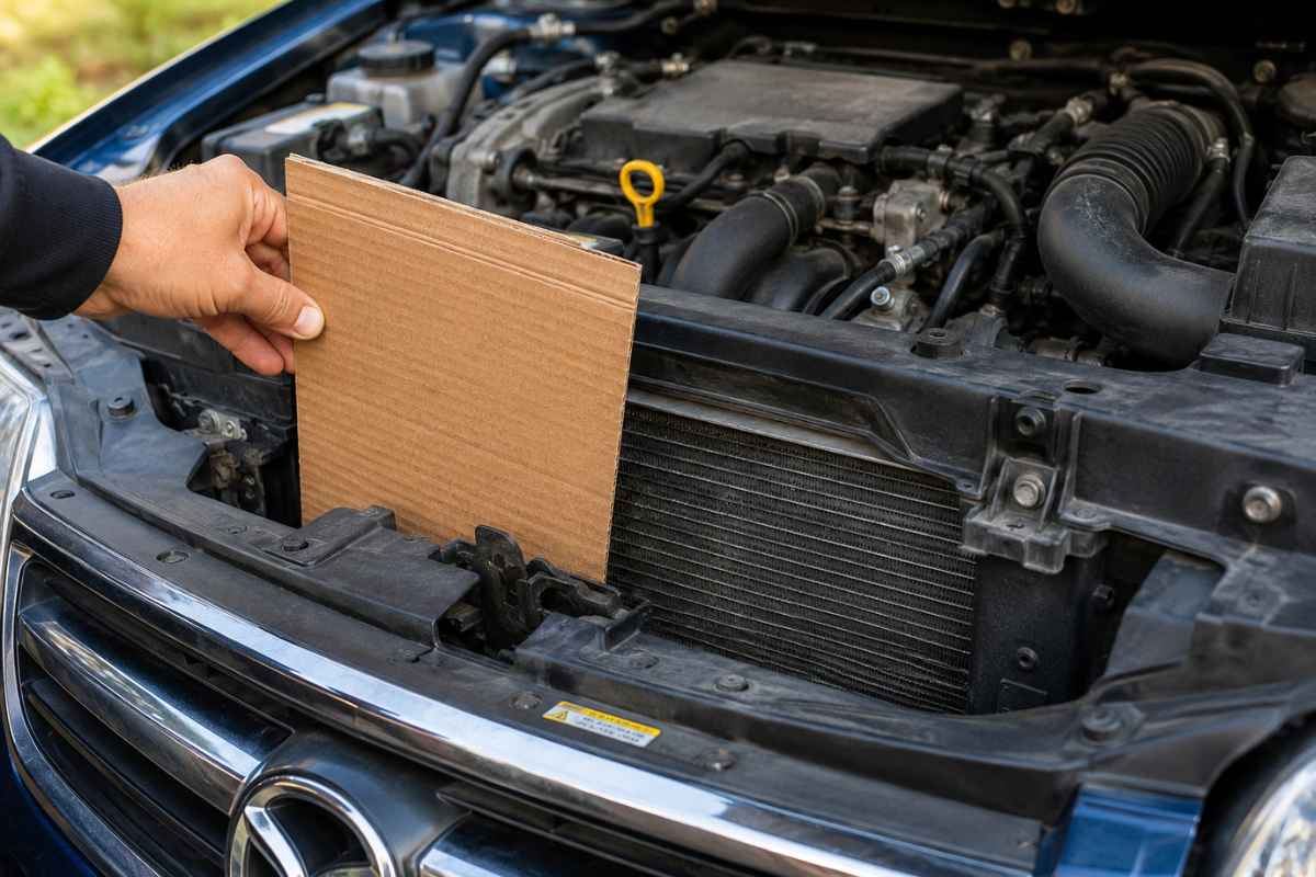Il trucco del cartone in auto funziona ma bisogna fare attenzione a un dettaglio