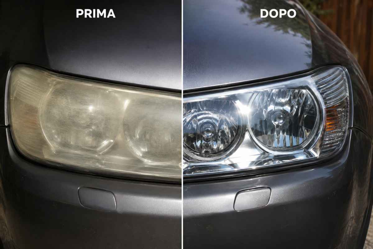 Se la tua auto ha i fari opachi, non serve spendere un capitale: così torni a farli brillare